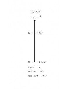 OMER Chiodatrice pneumatica MG.40 - Ferramenta Montagner