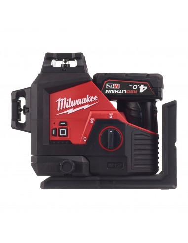 Milwaukee Laser Verde M12™ a 3 linee 360° M12 3PL-401C