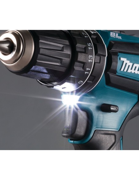 Makita Trapano Avvitatore con Percussione 18V BL Motor 50Nm DHP485RTJ