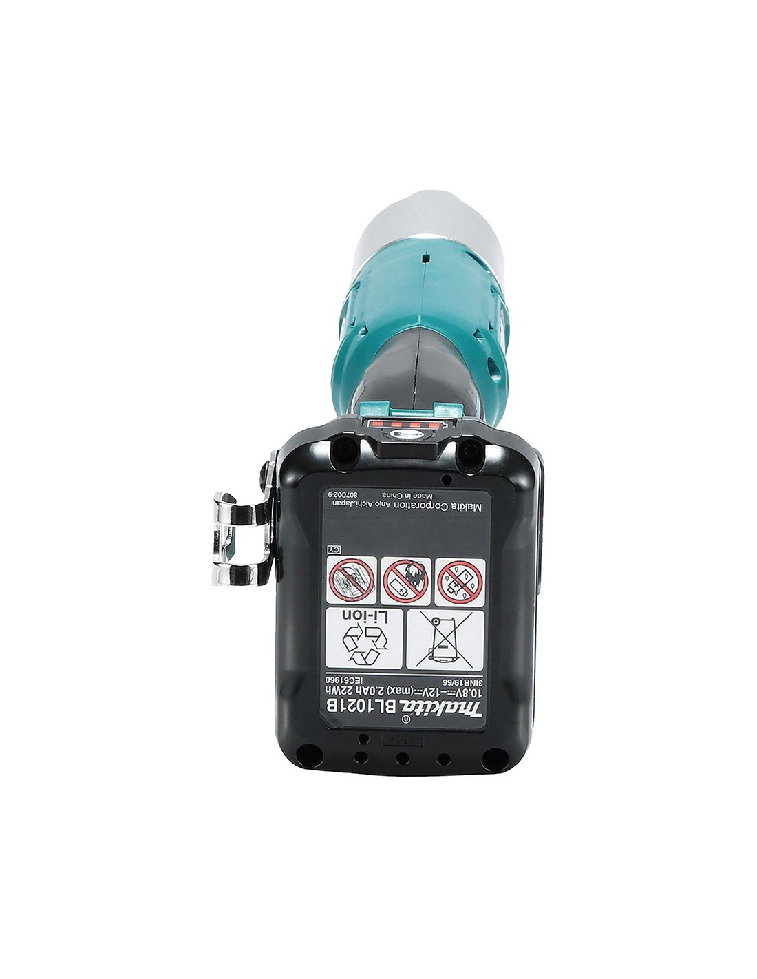 Avvitatore a impulsi solo corpo Makita TD110DZJ 10,8 V + 1 batteria 10,8 V