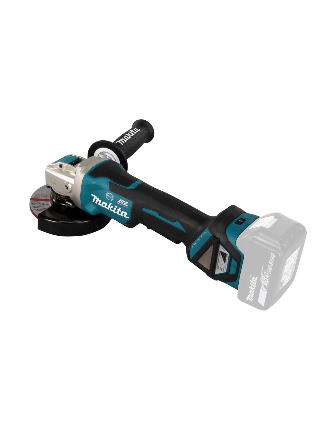 Makita Smerigliatrice Angolare 18V BL Motor X-Lock DGA519ZJ