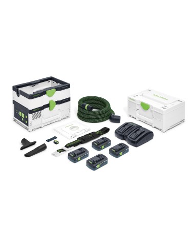 Festool Unità mobile di aspirazione a batteria CLEANTEC CTMC SYS HPC 4,0 I-Plus