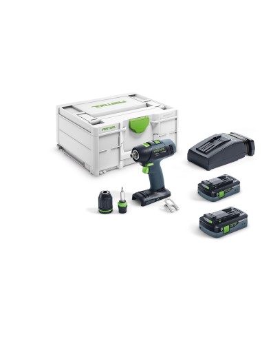 Festool Trapano avvitatore a batteria T 18+3 HPC 4,0 I-Plus