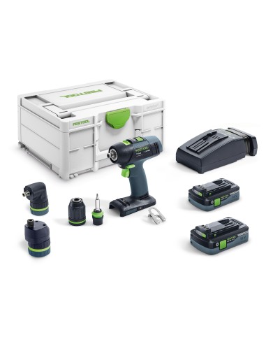 Festool Trapano avvitatore a batteria T 18+3 HPC 4,0 I-Set