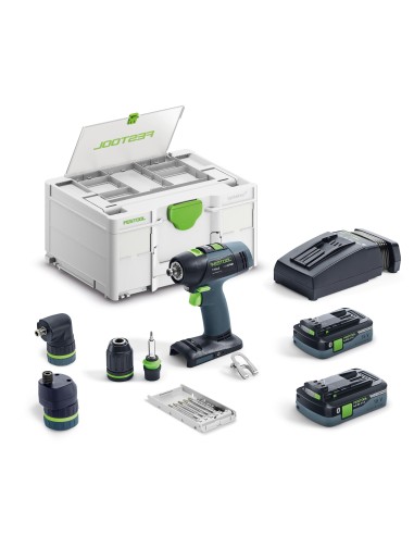 Festool Trapano avvitatore a batteria T 18+3 HPC 4,0 I-Set