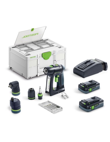 Festool Trapano avvitatore a batteria C 18 HPC 4,0 I-Set