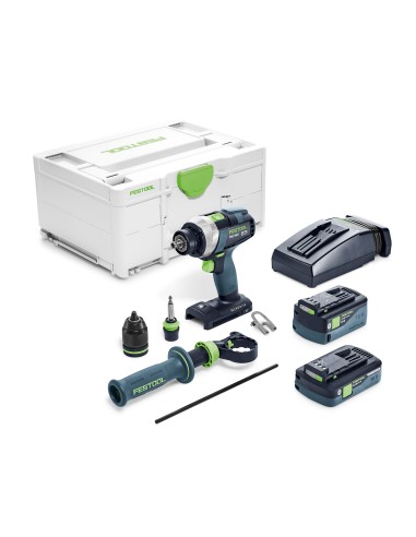 Festool Trapano avvitatore a batteria TDC 18/4 5,0/4,0 I-Plus QUADRIVE