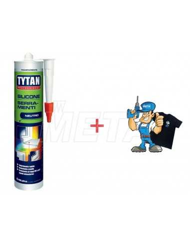 Tytan Silicone Neutro Serramenti Trasparente + T-SHIRT