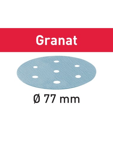 Festool Disco abrasivo STF D77/6 P120 GR/50 Granat