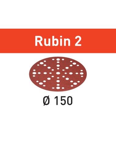 Festool Disco abrasivo STF D150/48 P150 RU2/10 Rubin 2