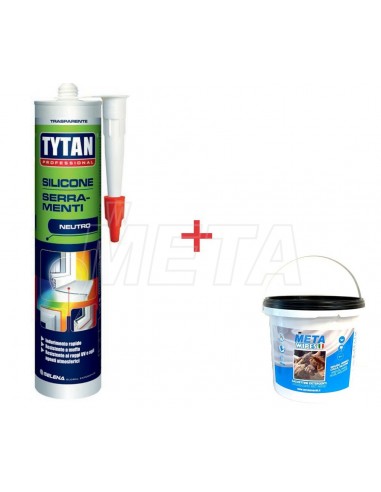 Tytan Silicone Neutro Serramenti Bianco