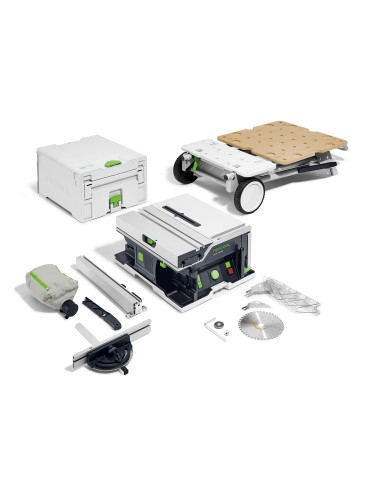 Festool Sega circolare da banco a batteria CSC SYS 50 EBI-Basic-Set