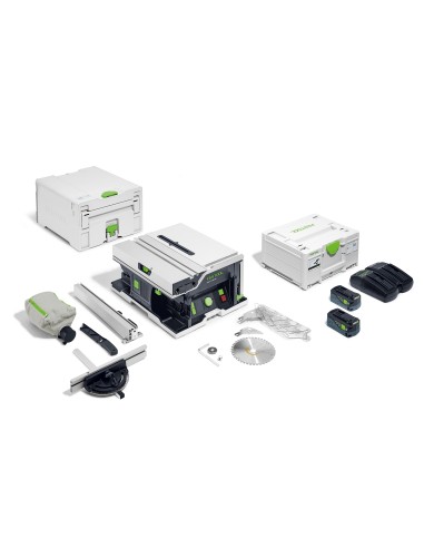 Festool Sega circolare da banco a batteria CSC SYS 50 EBI-Plus