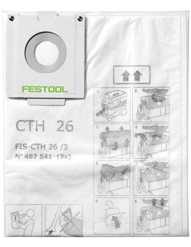 Festool Sacchetto filtro di sicurezza FIS-CTH 26/3