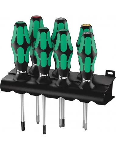 Wera Assortimento di giravite Kraftform Plus Lasertip + supporto