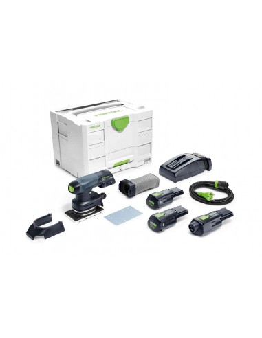 Festool Levigatrice RUTSCHER a batteria RTSC 400 Li 3,0 Set