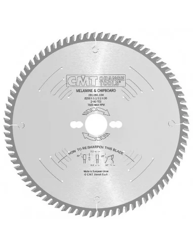 CMT Lame a dente trapezoidale positivo per laminati e