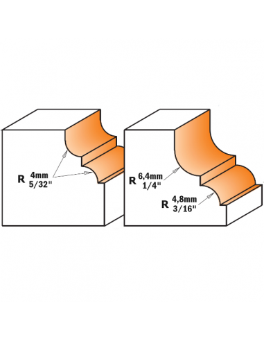 Frese multiprofilo 8/956.801-802