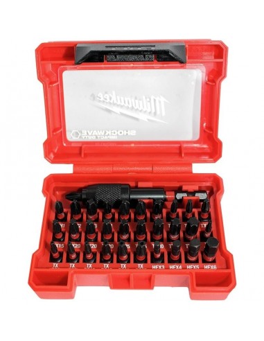 Milwaukee Set Shockwave per Avvitatura ad Impulsi 32 pz