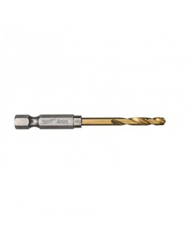 Milwaukee Punta metallo HSS-G TITANIO SHOCKWAVE 4 mm